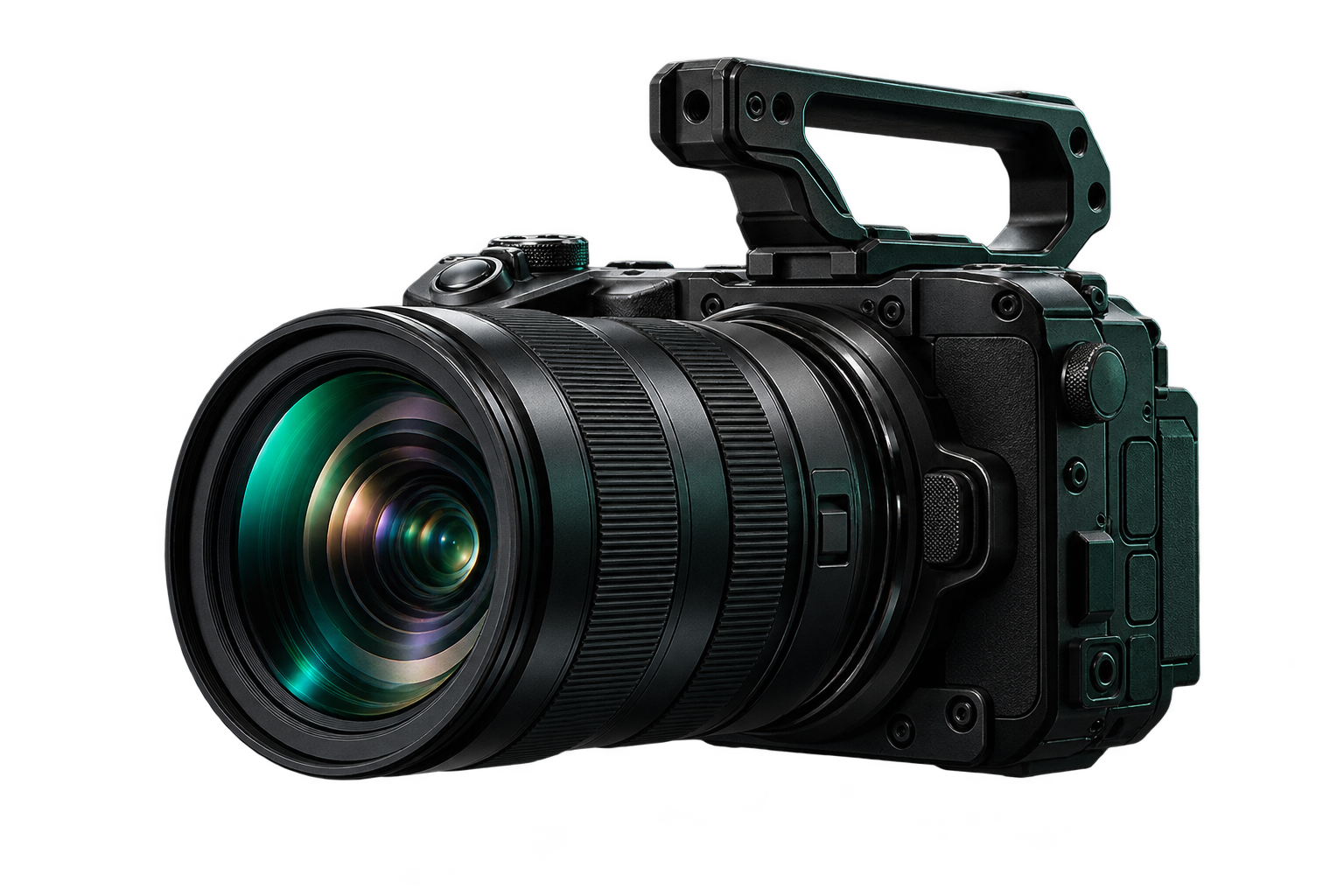 Illustrative professional cinema camera